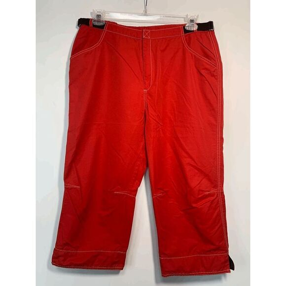 Nike 20" Inseam Red Crop Pant - Picture 1 of 9